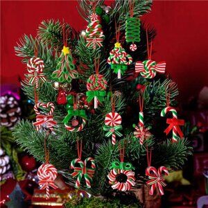 16Pcs Candy Christmas Tree Decorations